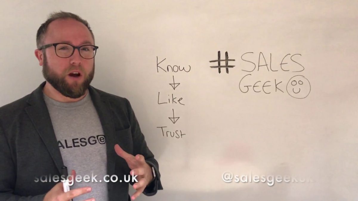 Weekly Geek Episode #27 – People Buy From People