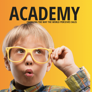 The Sales Geek Academy™ from £1,199